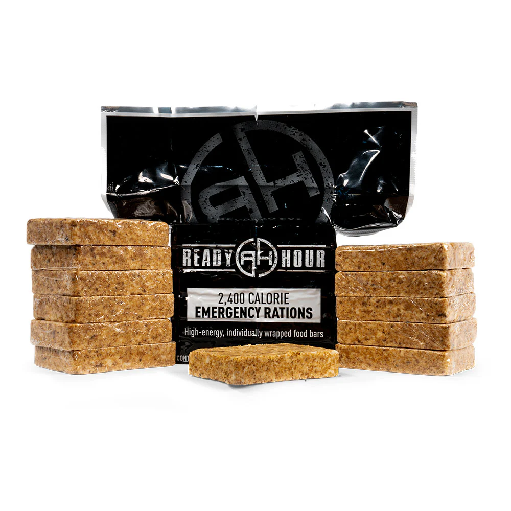 Ready Hour Case Pack:  On-The-Go Emergency Food Ration Bars 2400 Calories (30-Pack) - Image 4