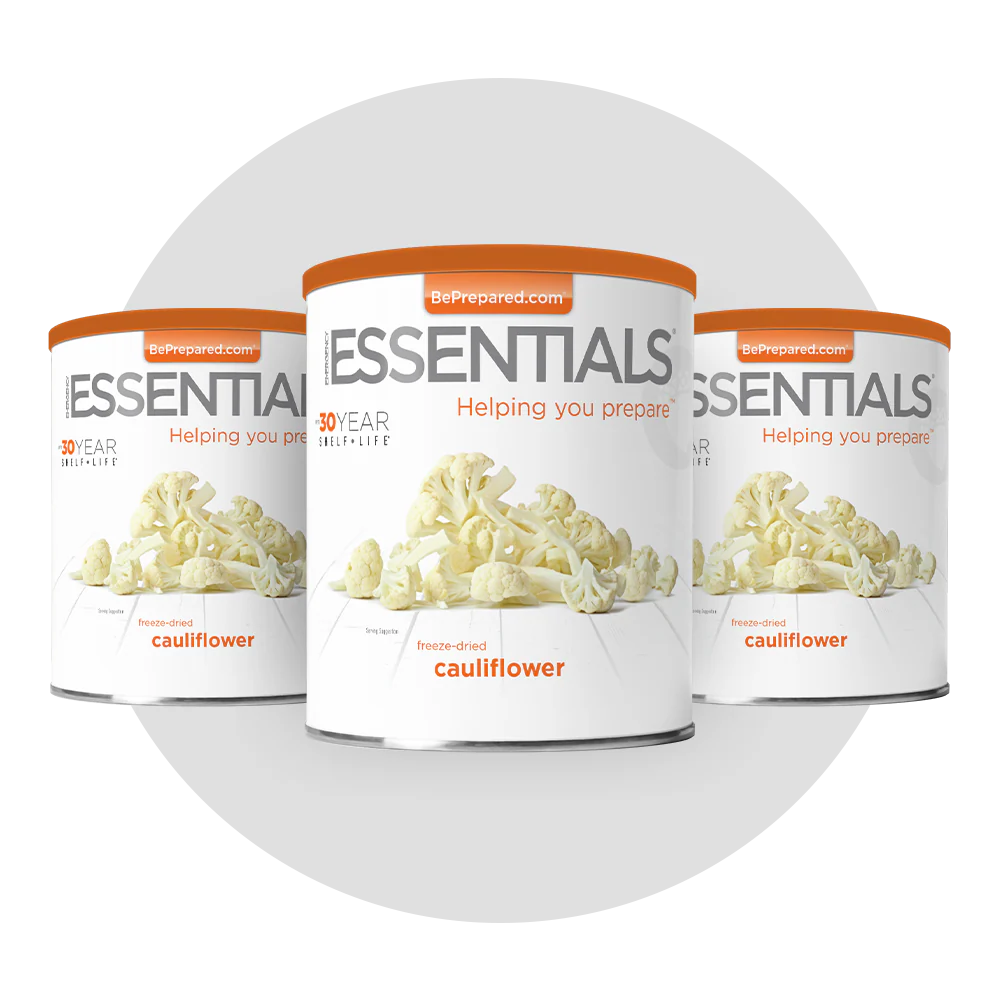 Emergency Essentials® Freeze-Dried Cauliflower Large #10 Can - Image 6